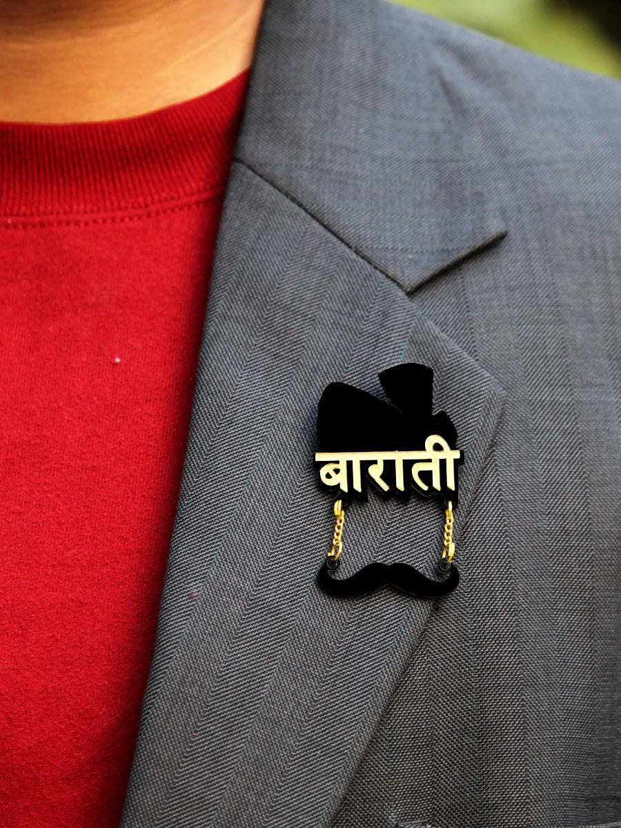 Groom Barati Brooch Barati Brooch For Wedding