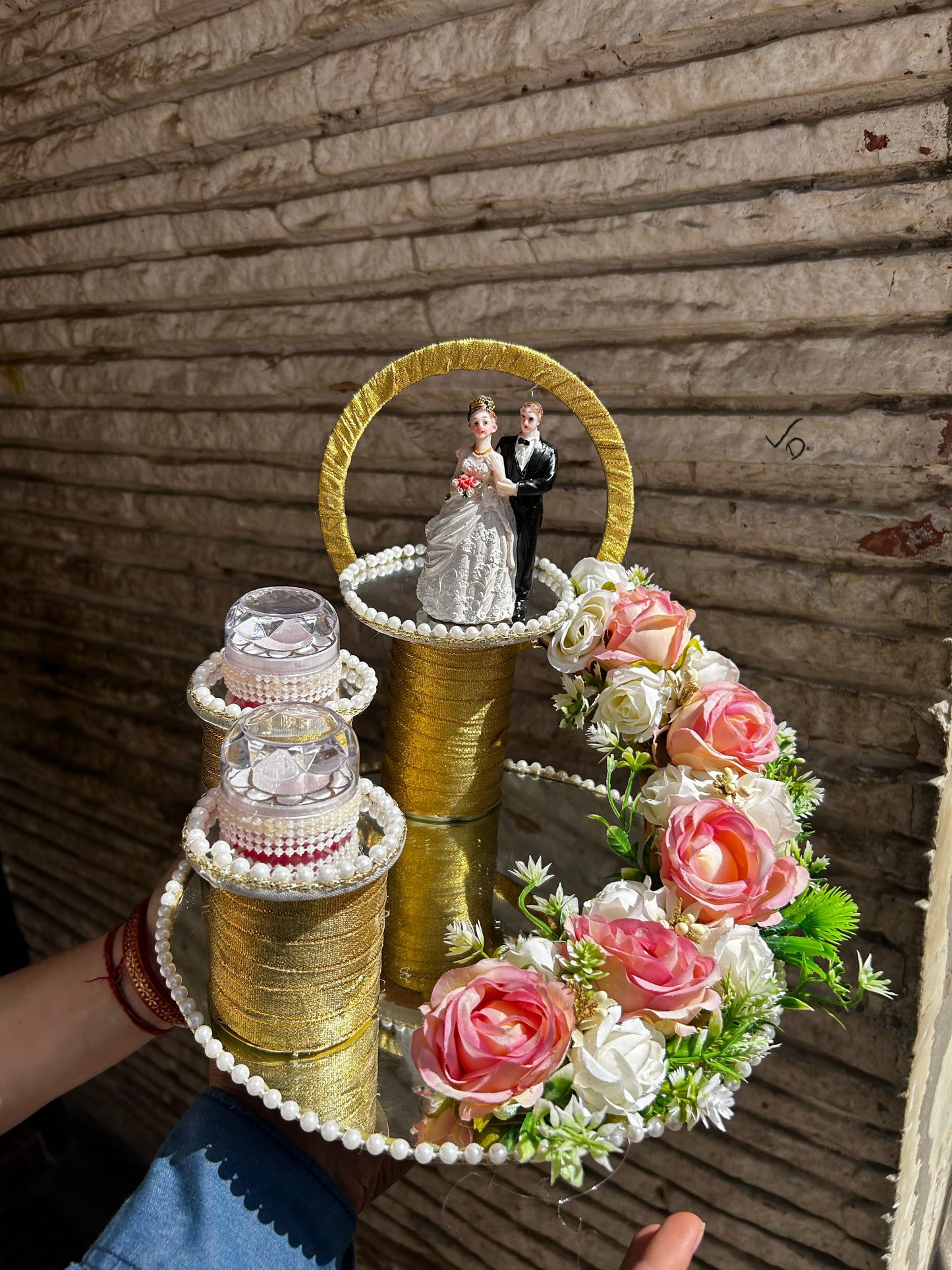 Ring Platter - Multicolour Flowers Design 4