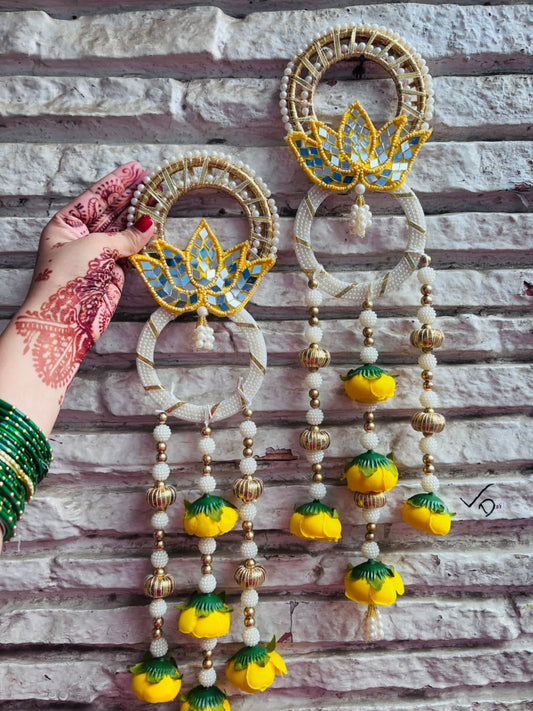 Decoration Door Side Hangings Yellow (18” H Approx)