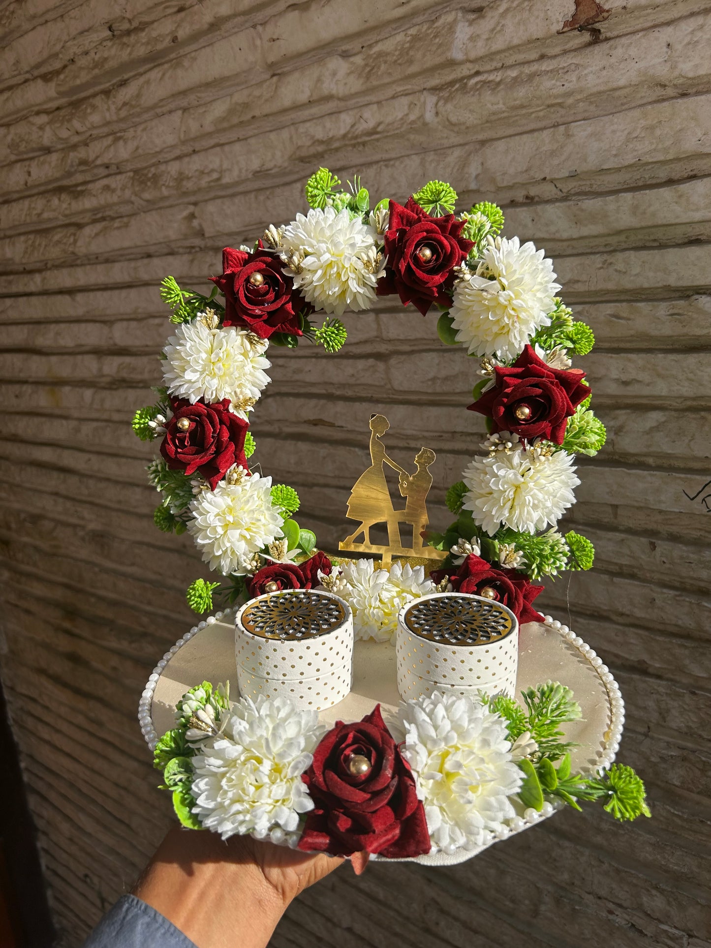Ring Platter - Multicolour Flowers Design 3