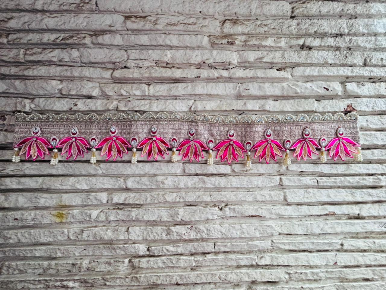 Pink Toran | Bandhanwar (40” W Approx)