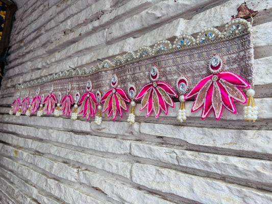 Pink Toran | Bandhanwar (40” W Approx)