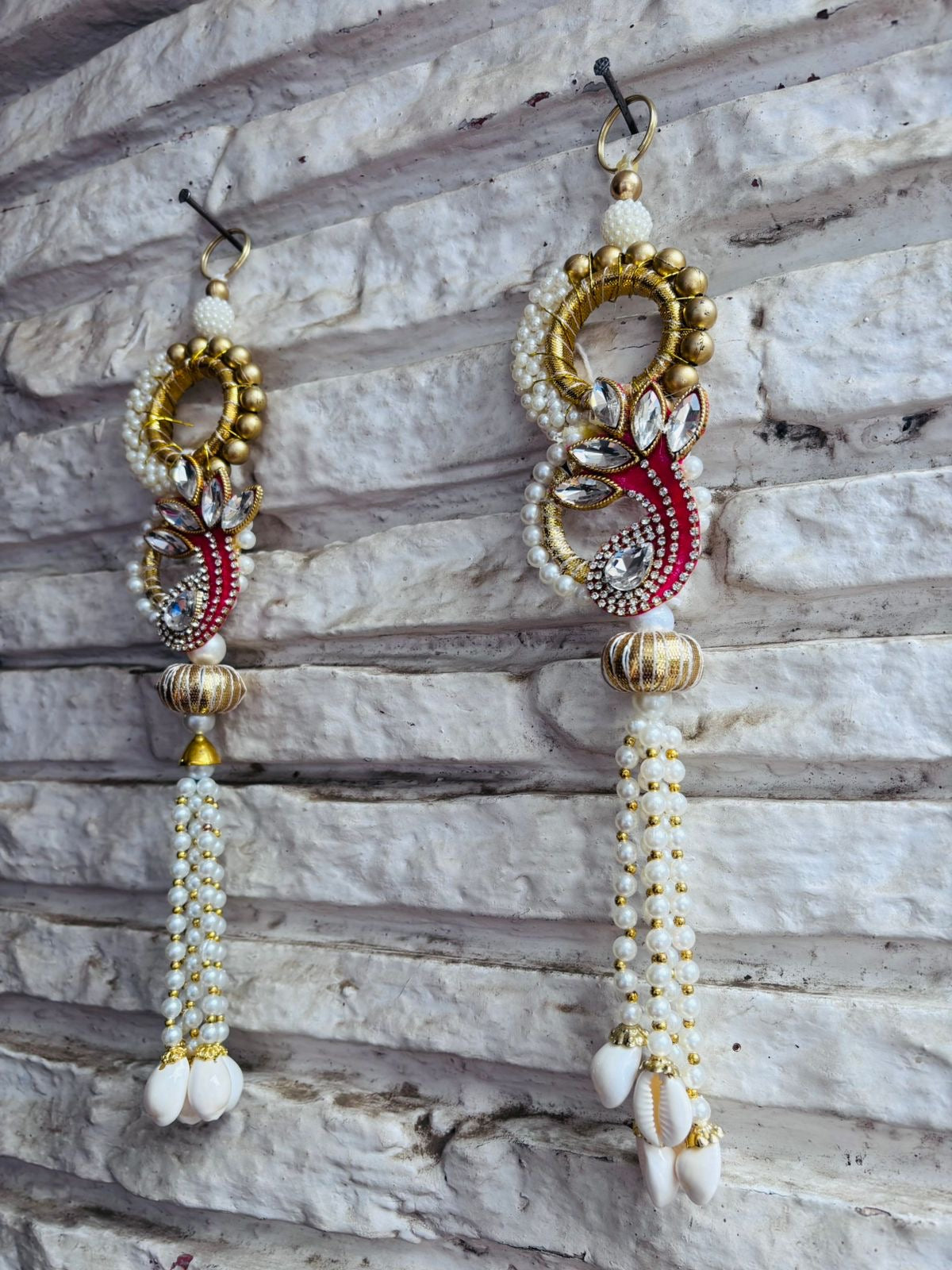 Red Patch Side Hanging (12” H Approx)