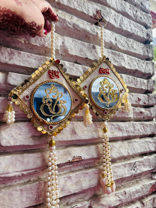 Shubh Labh Wall Hangings (10” H Approx)