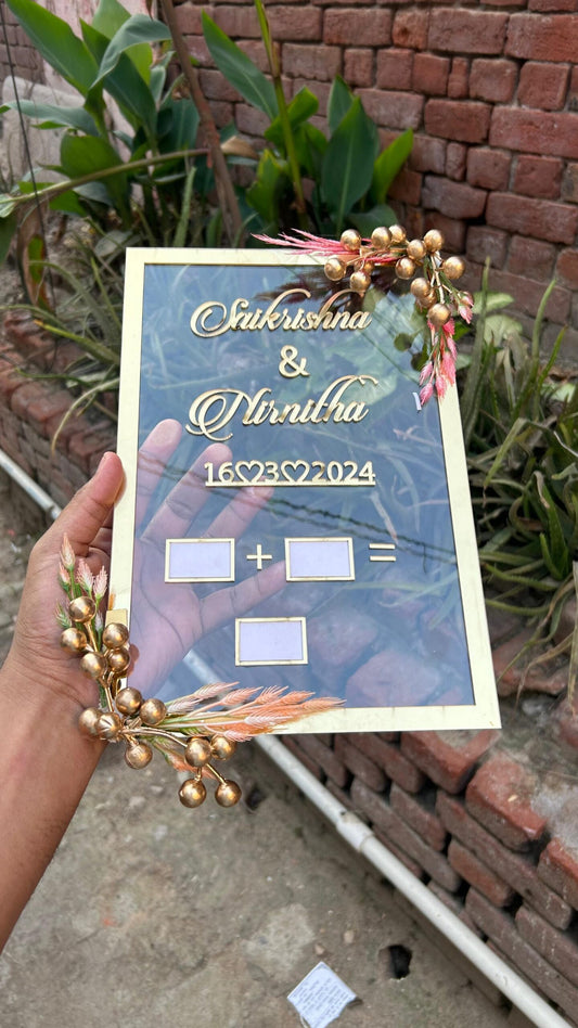 Couple Thumb Impression Gift for Engagement or Wedding