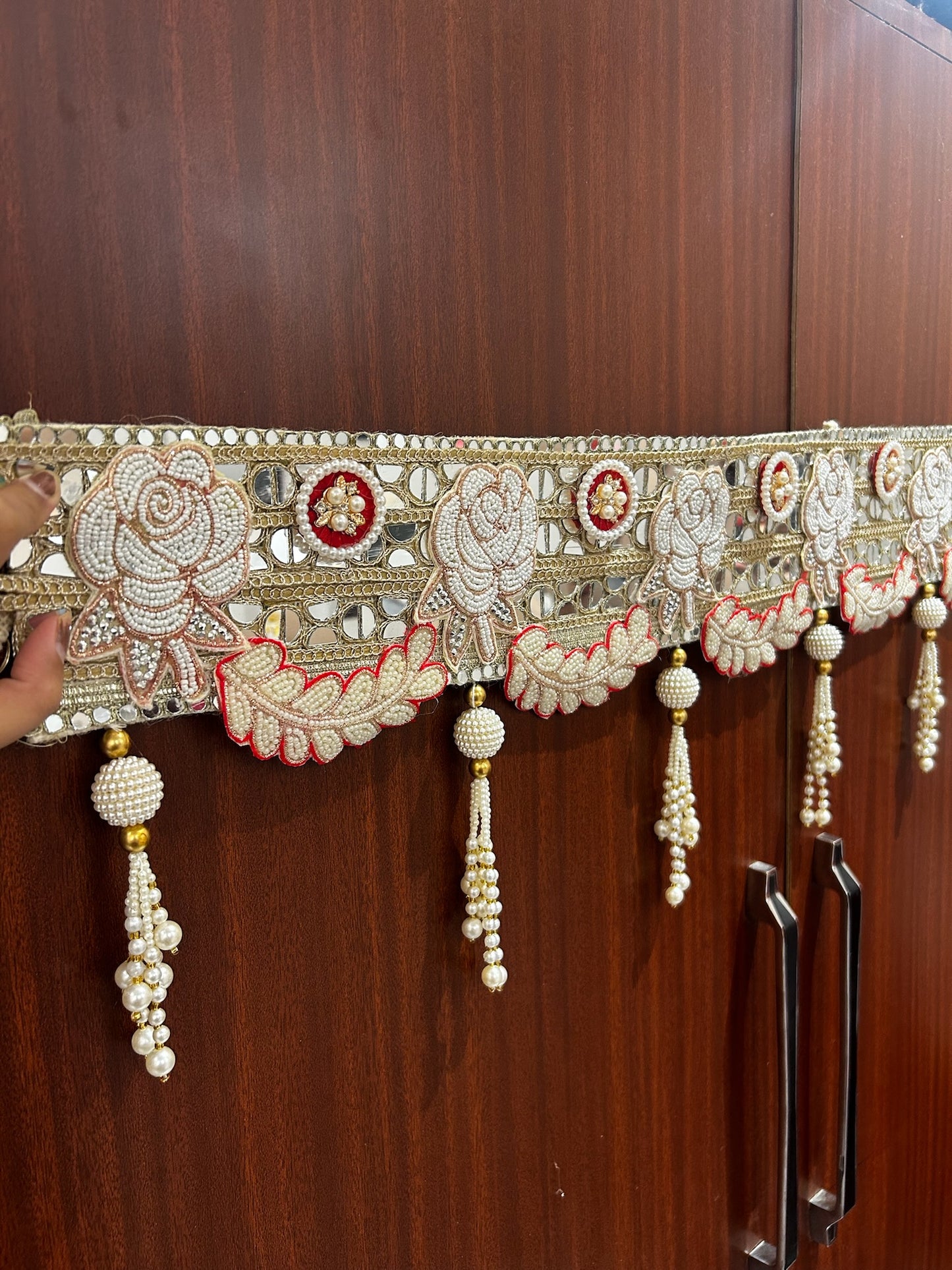 Beautiful Toran Bandhanwar for Main Door Griha Pravesh Decor (40 Inch Approx)