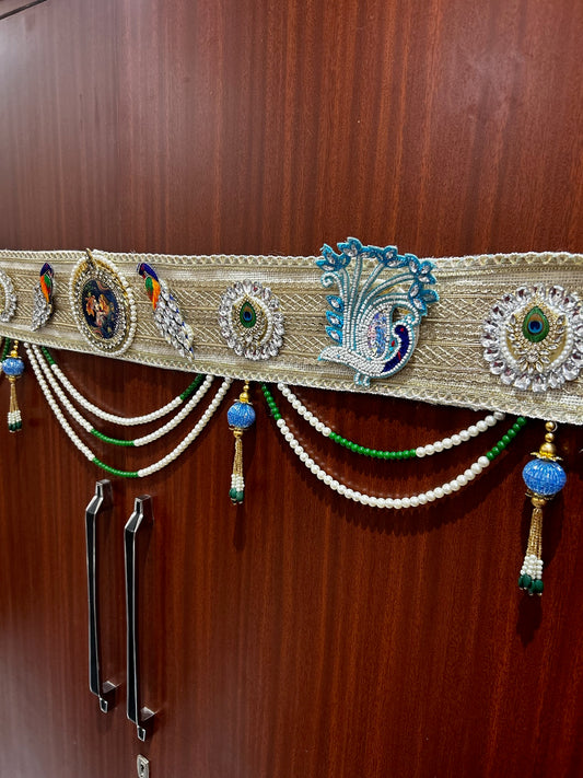 Handcrafted Toran Bandhanwar for Main Door Indian Home Decor (40 Inch Approx)