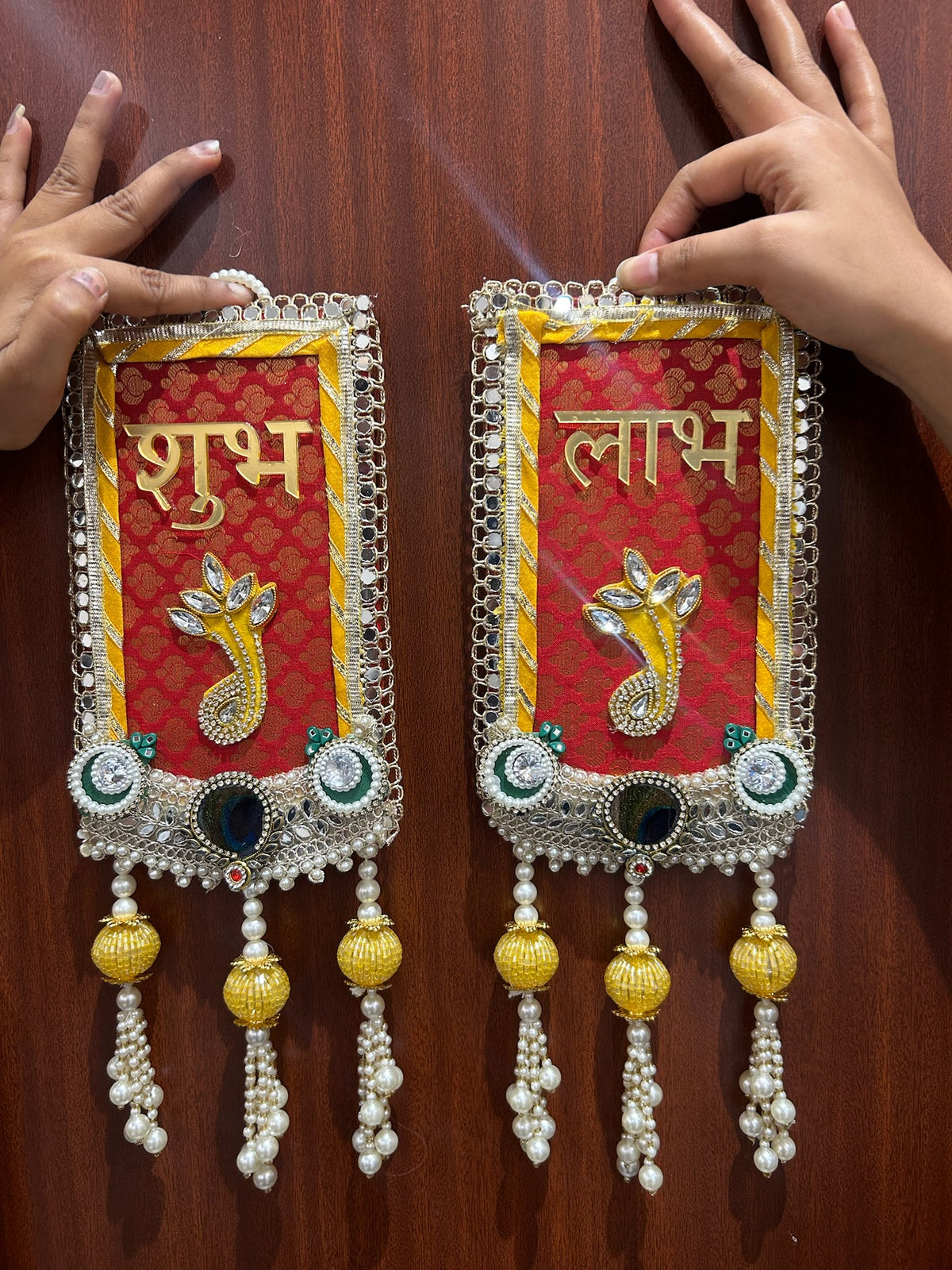 19 Shubh Labh Hanging for Main Door