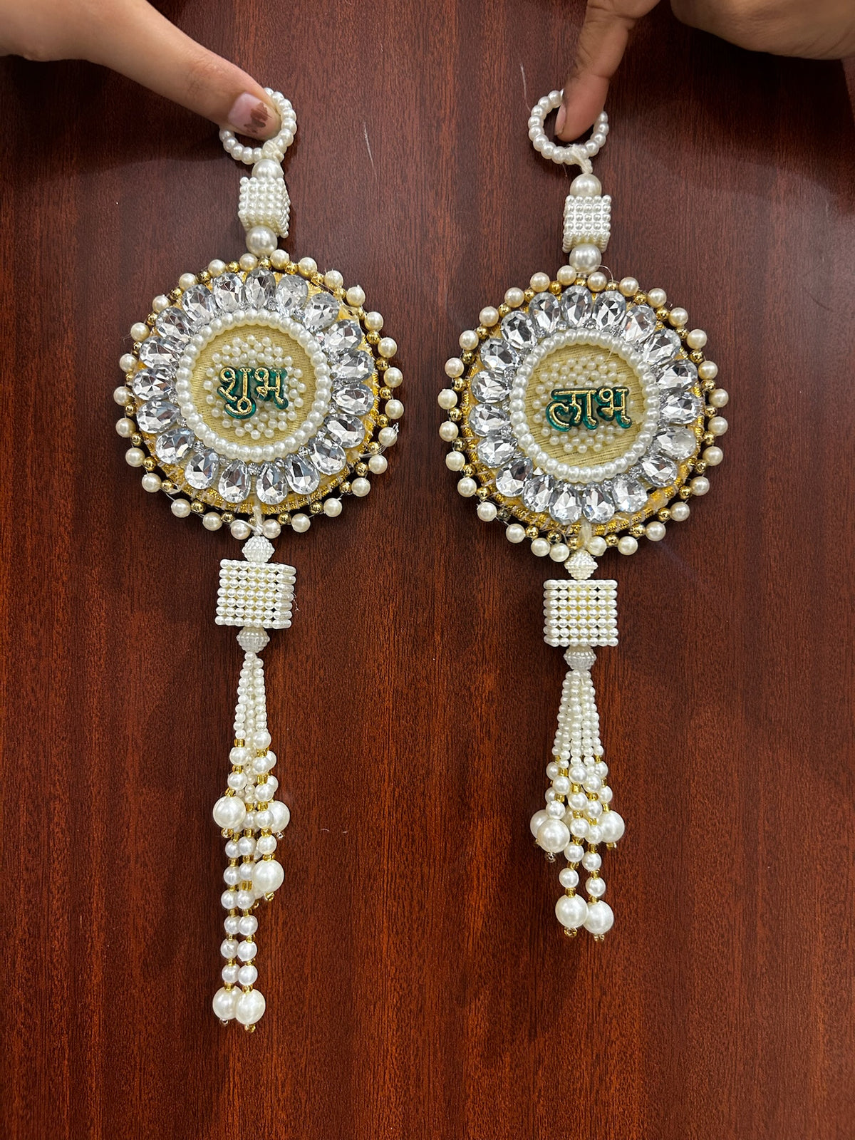 8 Shubh Labh Hanging for Main Door