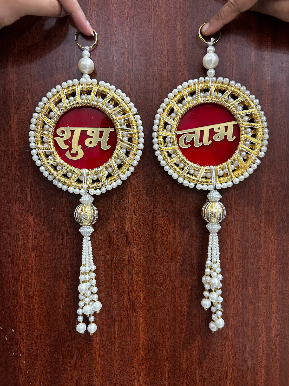 16 Shubh Labh Hanging for Main Door
