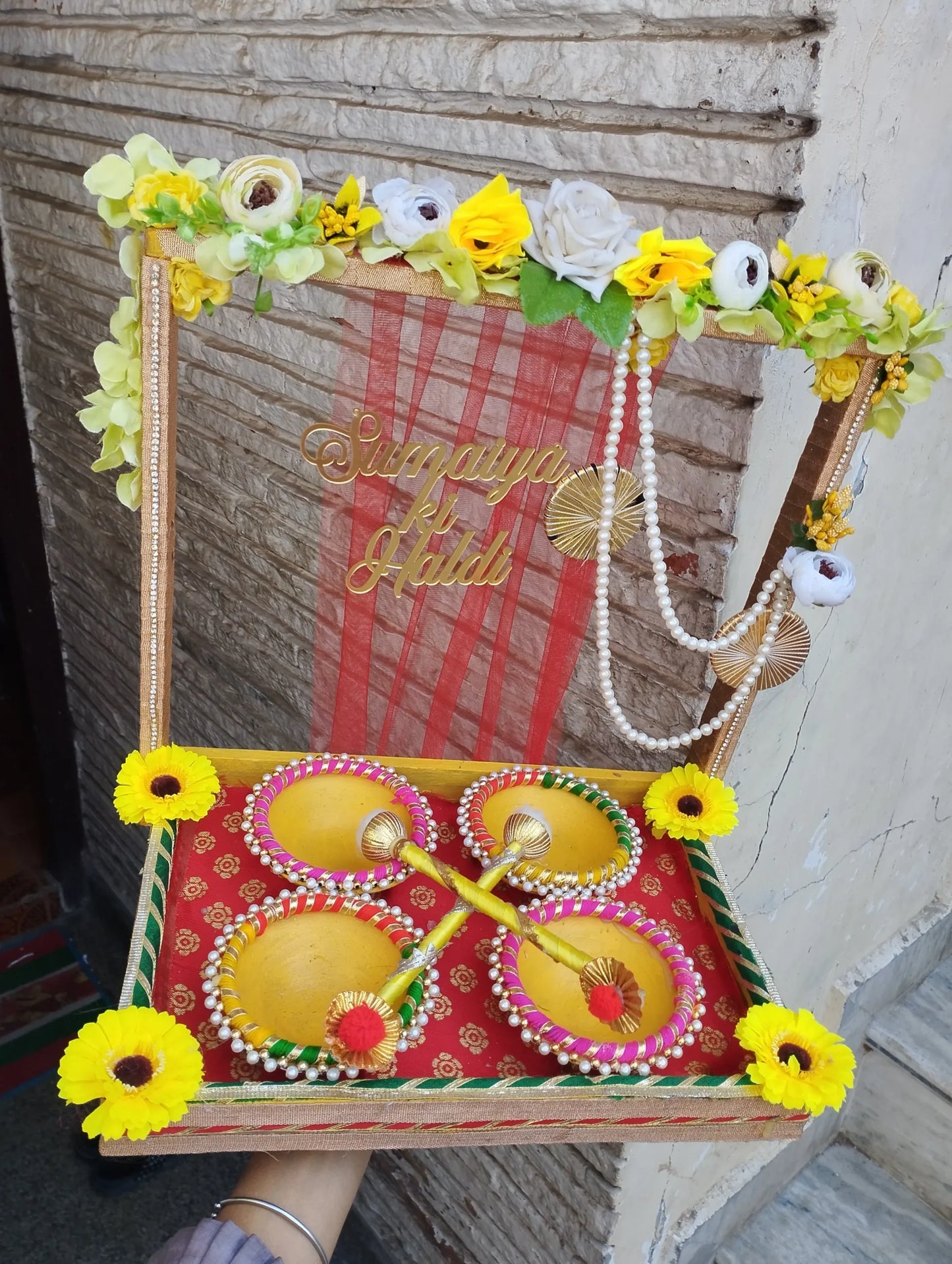 Haldi Platters Design 1