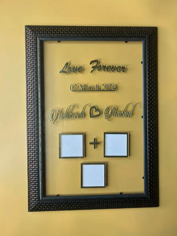 wedding fingerprint frame