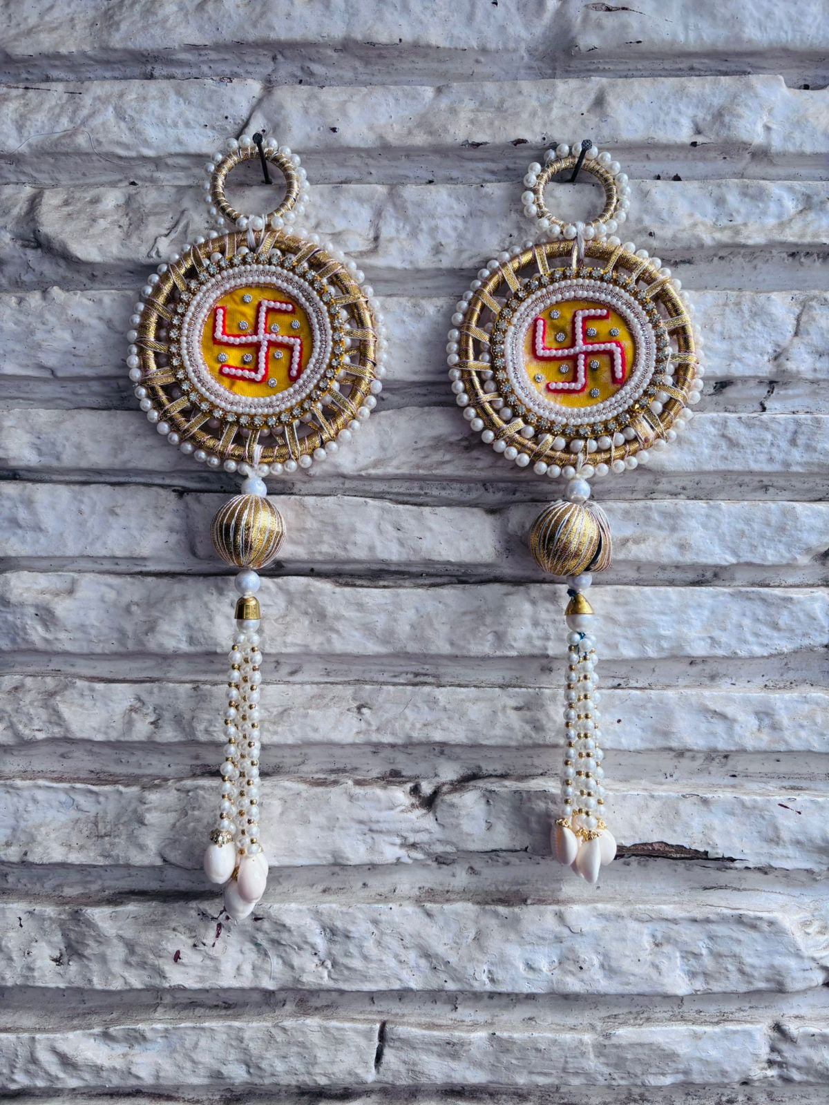 Swastik Side Hanging (8” H Approx)