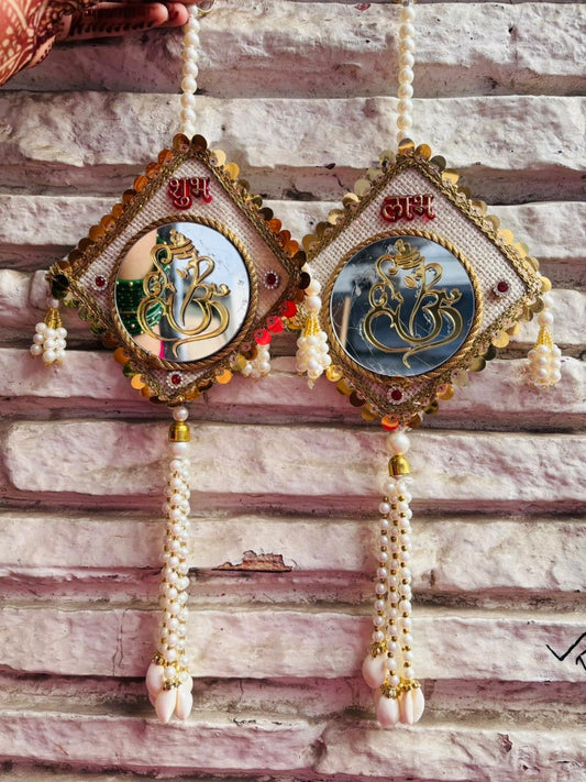 Shubh Labh Wall Hangings (10” H Approx)