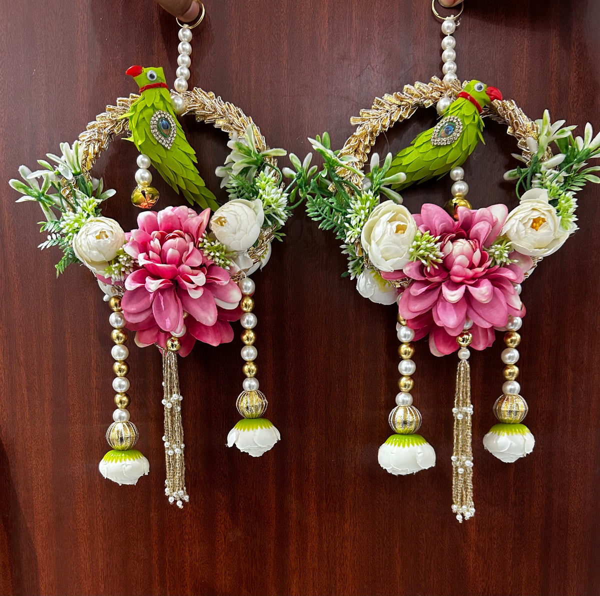 Parrot flowers Side Hanging (18" H Approx) (Copy)