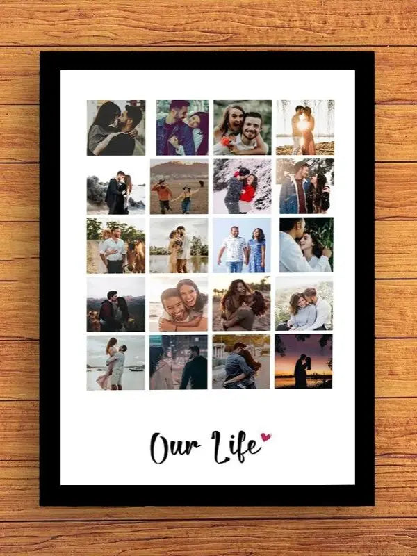 Couple Our Life Collage Frame