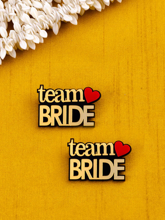 Team Bride Brooch for wedding