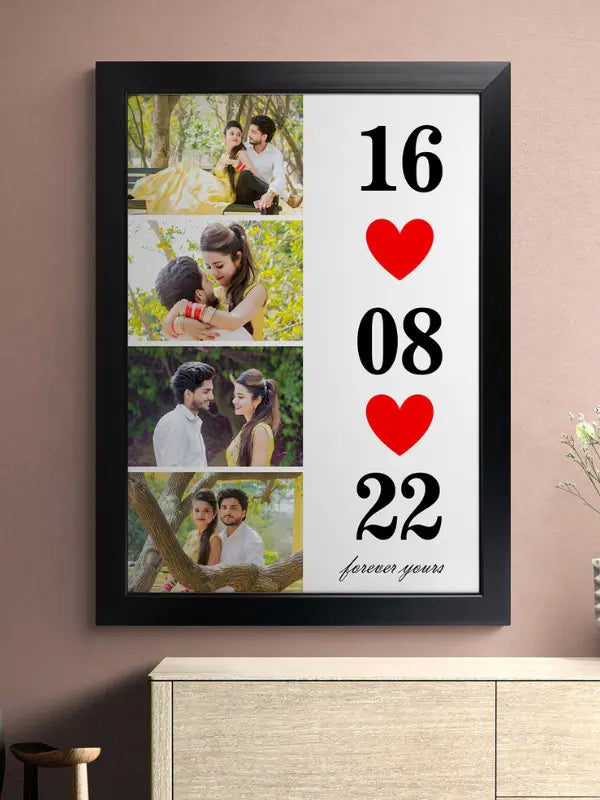 Photo Paper Date Frame Forever Date Frame for Couples – Happy Giftings