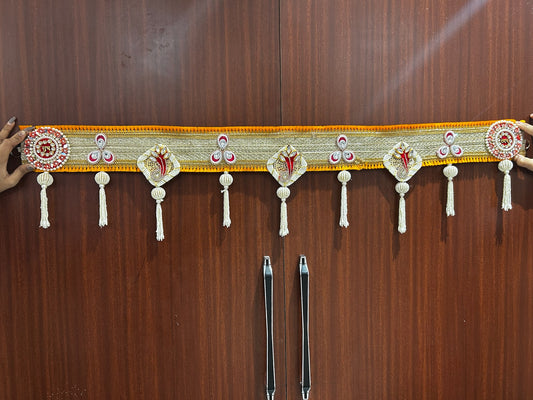 Premium Decorative Toran Bandhanwar for Main Door (40 Inch Handmade Door Hanging)