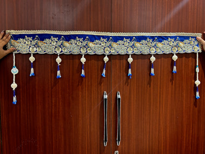 Elegant Festive Toran Bandhanwar for Main Door (40 Inch Handmade Door Hanging)