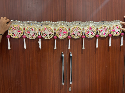 Festive Handmade Toran Bandhanwar for Main Door (40 Inch Decorative Door Hanging)