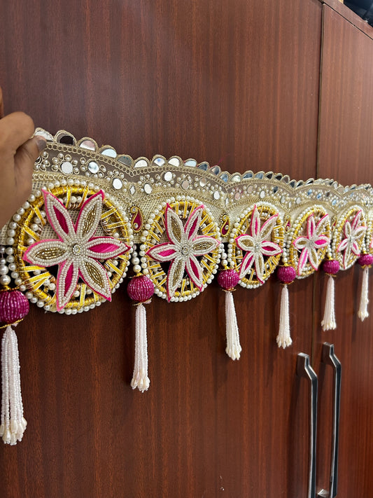 Festive Handmade Toran Bandhanwar for Main Door (40 Inch Decorative Door Hanging)