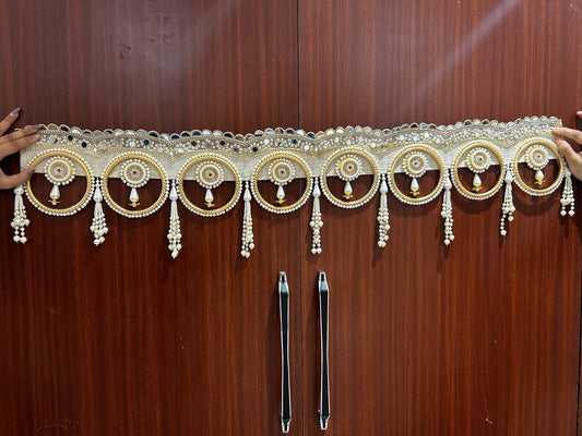 Decorative Handmade Toran Bandhanwar for Main Door (40 Inch Festive Door Hanging)