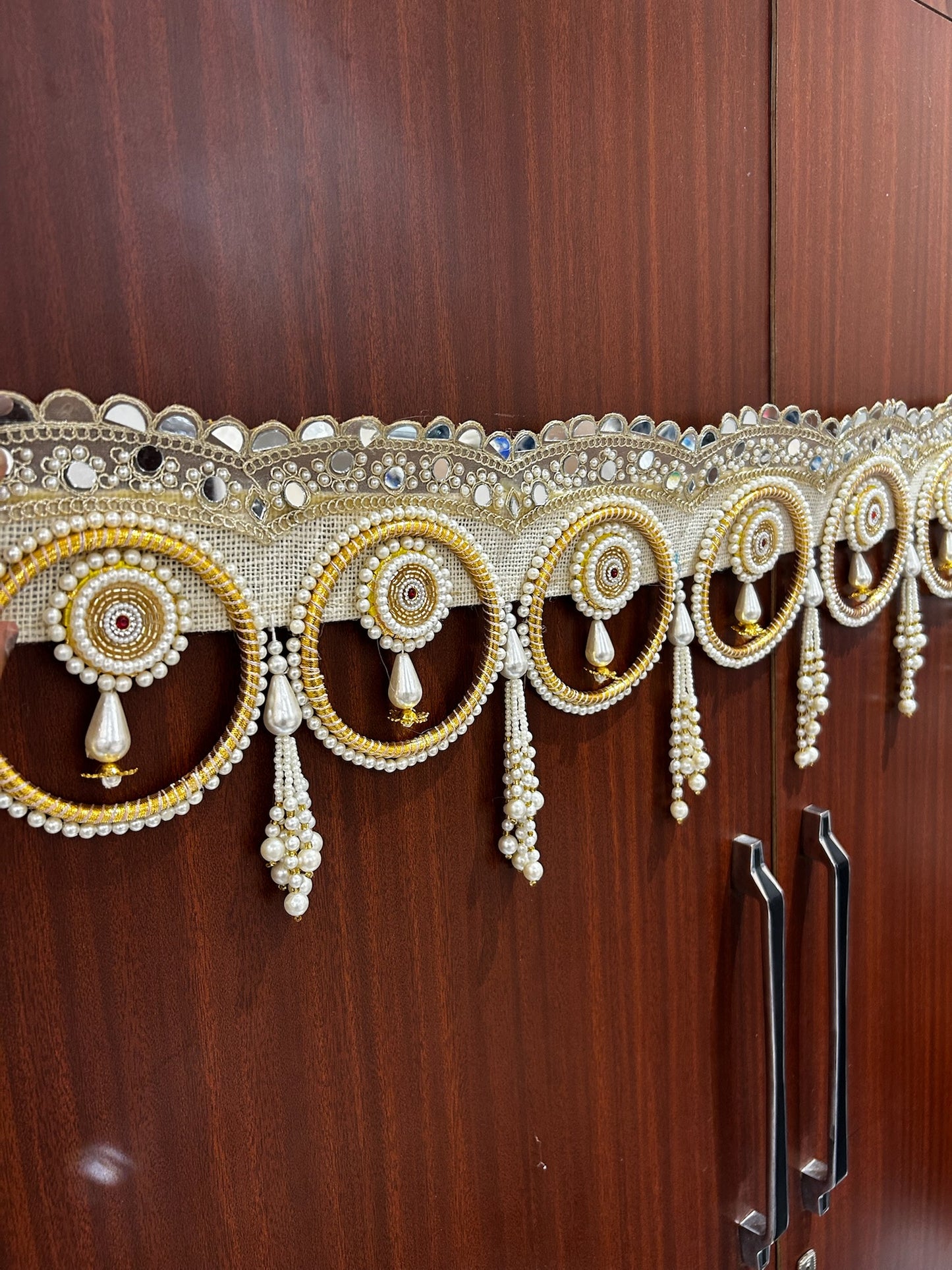 Decorative Handmade Toran Bandhanwar for Main Door (40 Inch Festive Door Hanging)