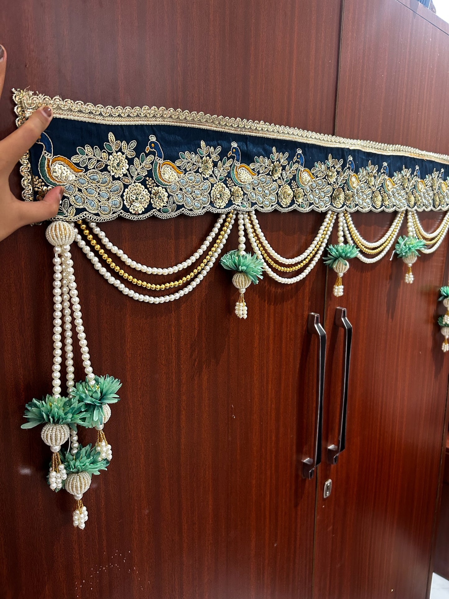 Colourful Toran Bandhanwar for Home Entrance Festival Decoration (40 Inch Approx)