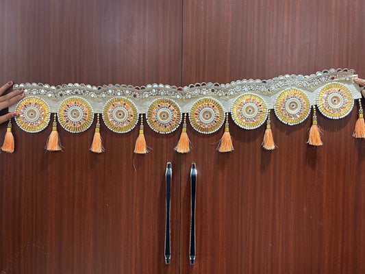 Ethnic Handmade Toran Bandhanwar for Main Door Decoration (40 Inch Approx)
