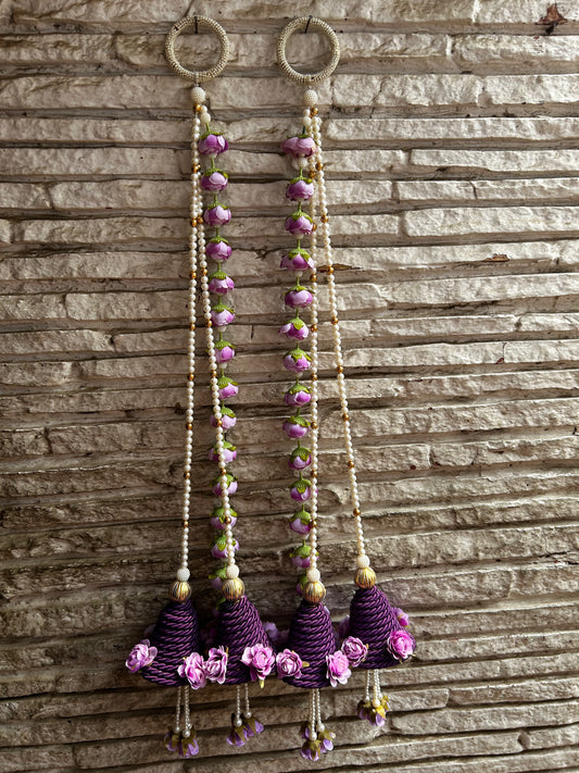 Decoration Door Side Hangings Purple Theme (30” H Approx)