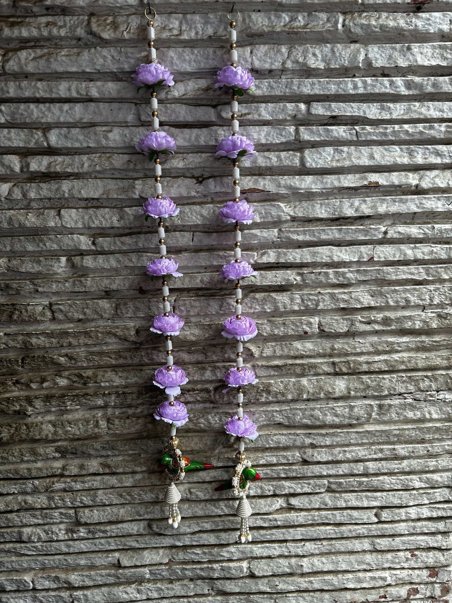 Decoration Door Side Hangings Lavender Theme (30” H Approx)