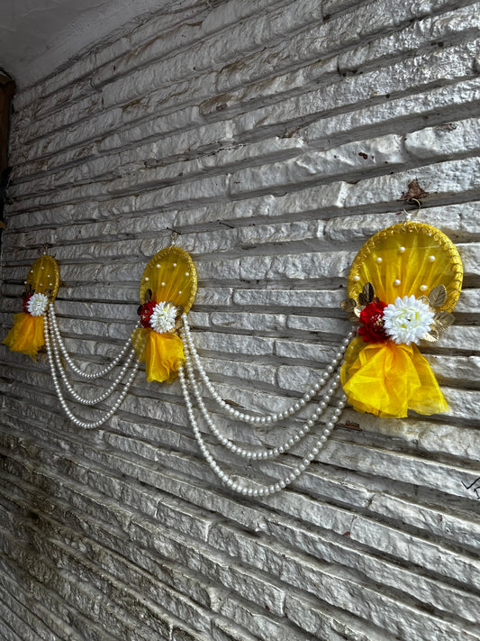 Yellow Toran | Bandhanwar (40” W Approx)