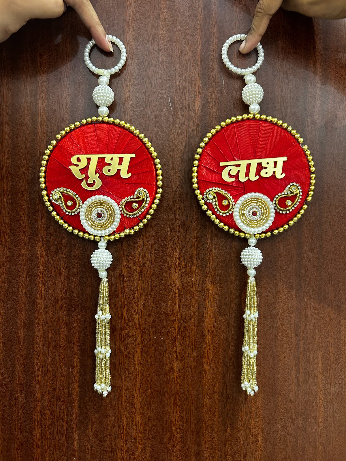 10 Shubh Labh Hanging for Main Door