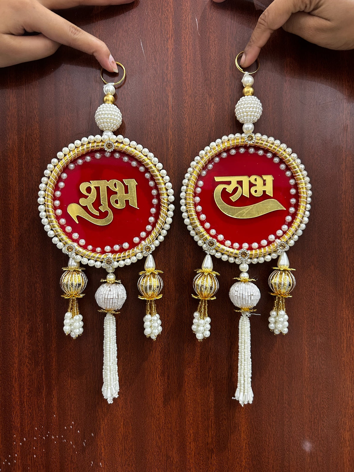 2 Shubh Labh Hanging for Main Door
