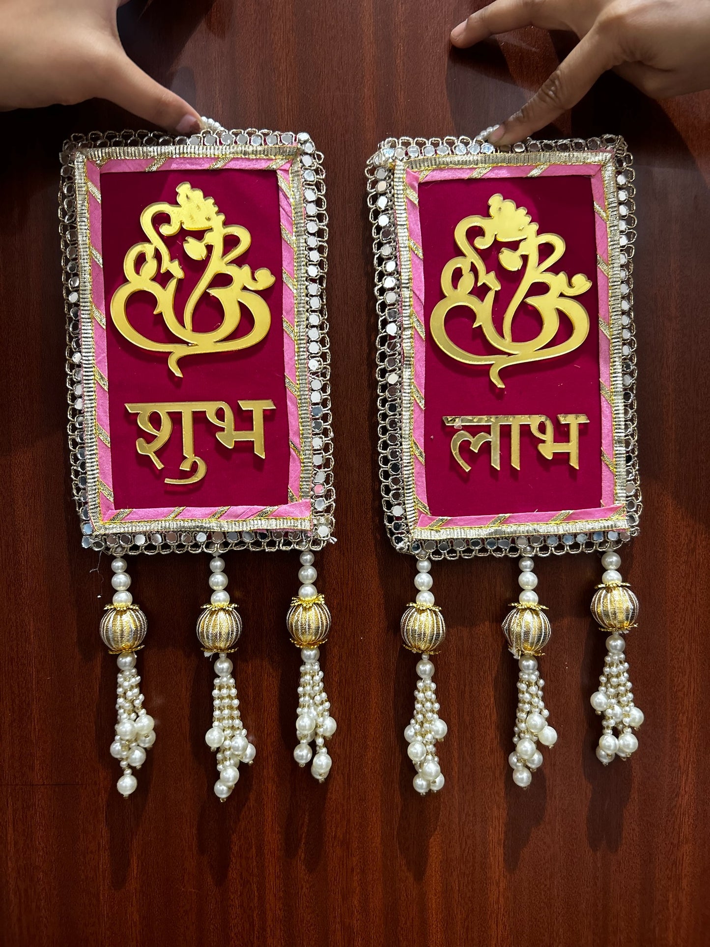 4 Shubh Labh Hanging for Main Door
