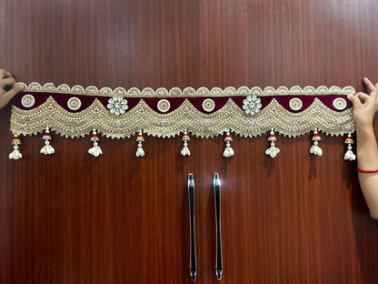 Decorative Toran Bandhanwar for Main Door Griha Pravesh Gift (40 Inch Approx)