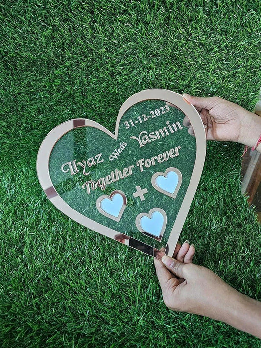Customised Thumb Print Sign Wedding Frame