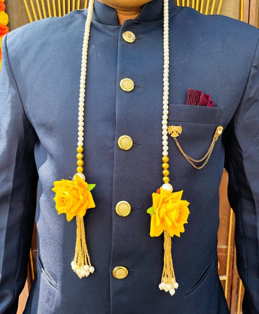 Barat Welcome Mala | Mix Rose Colour