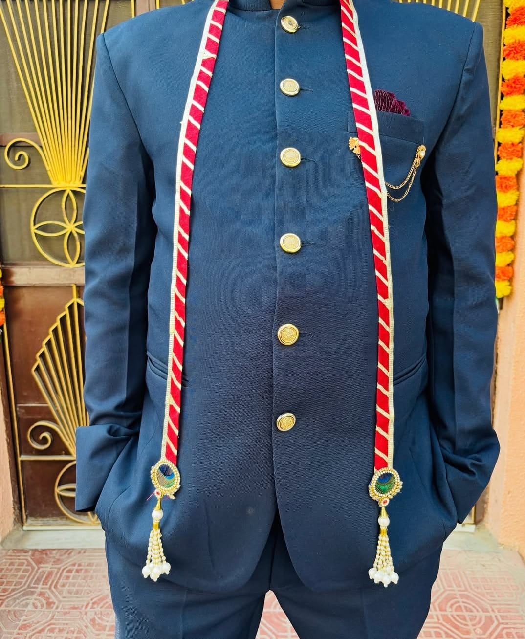 Barat Welcome Mala | Mix lays Colour