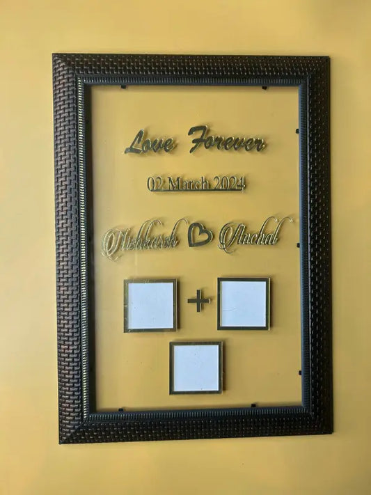 wedding fingerprint frame